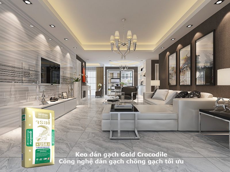 Tại sao nên dùng keo dán gạch cho gạch ceramic khổ lớn?