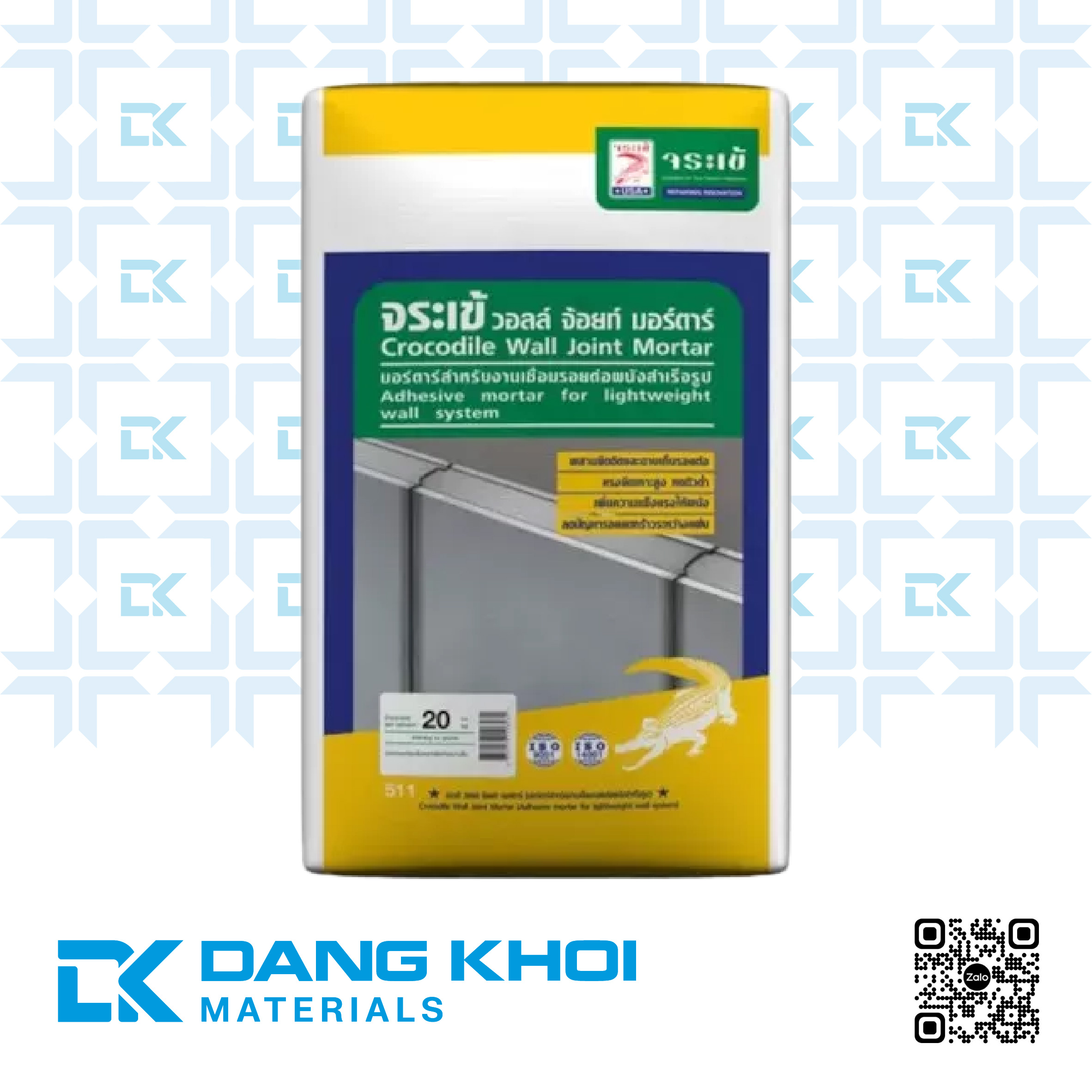 Vữa liên kết tấm tường Acotec Cá Sấu Wall Joint