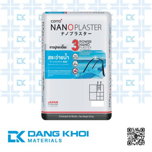 Keo dán gạch hồ bơi Cotto Nano Plaster