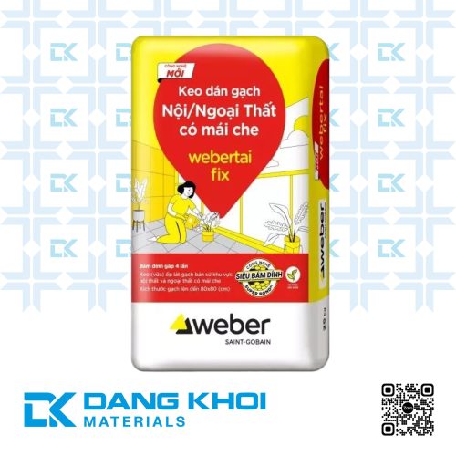 Keo dán gạch Webertai Fix