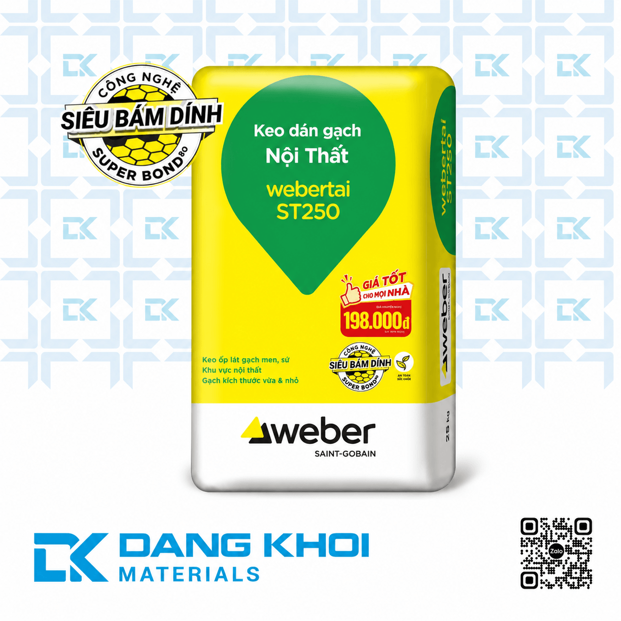 Keo dán gạch Webertai ST250