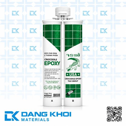 Keo chà ron Epoxy 2 thành phần cá sấu